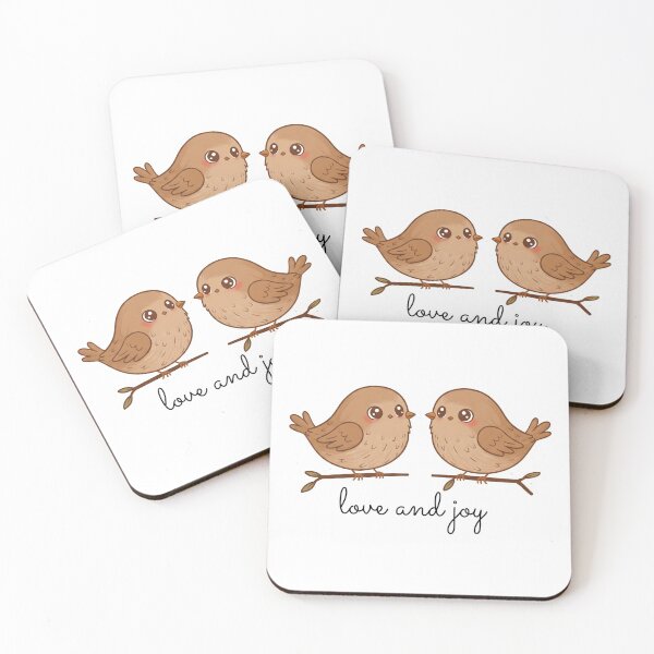 Item preview, A couple of sparrows in love designed and sold by Cool Trends.