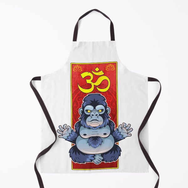 Item preview, gorilla meditating designed and sold by YMFargon.