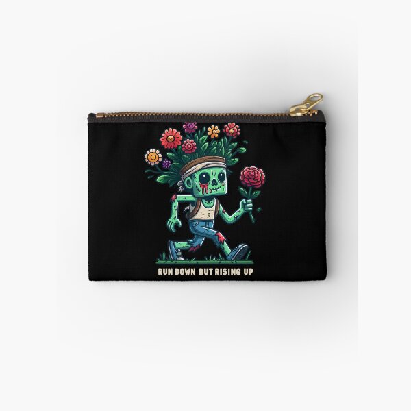 Item preview, Run Down But Rising Up Funny Zombie designed and sold by Funny Vintage Stickers And T-Shirts.