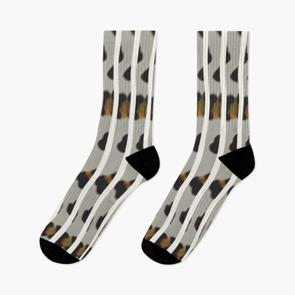 Item preview, Blended Wilds: Stripes of Leopard Rosettes designed and sold by annenambiro.