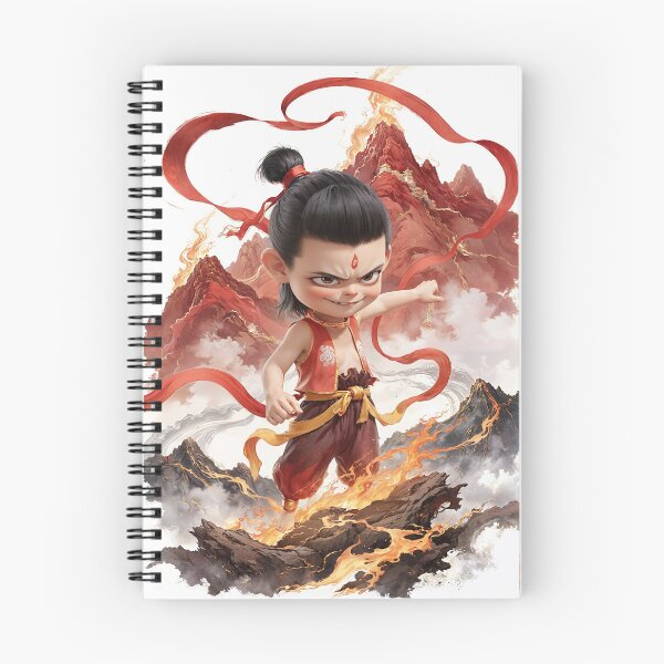 Item preview, Ne Zha ink painting designed and sold by kaioeva.