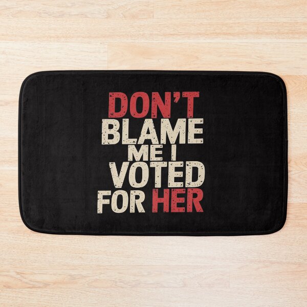 Item preview, Don't Blame Me I Voted For Her - This funny gift is perfect for progressive voters, feminists, and activists who want to express their political beliefs with a touch of humor. designed and sold by ZyziowskyArt.