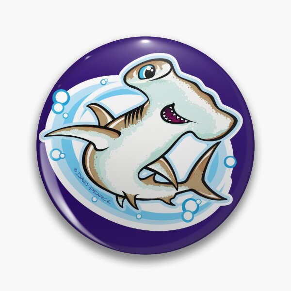 Item preview, Hammer Head Shark Cartoon Style designed and sold by David Pearce Marine Art.
