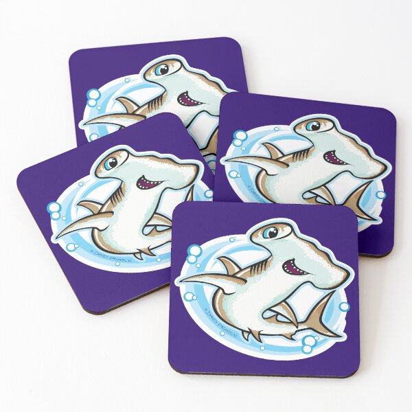 Item preview, Hammer Head Shark Cartoon Style designed and sold by David Pearce Marine Art.