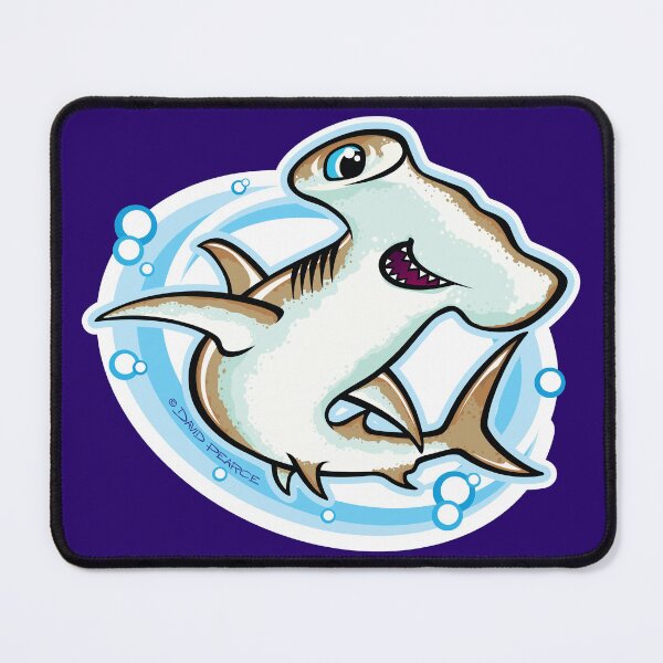 Item preview, Hammer Head Shark Cartoon Style designed and sold by David Pearce Marine Art.