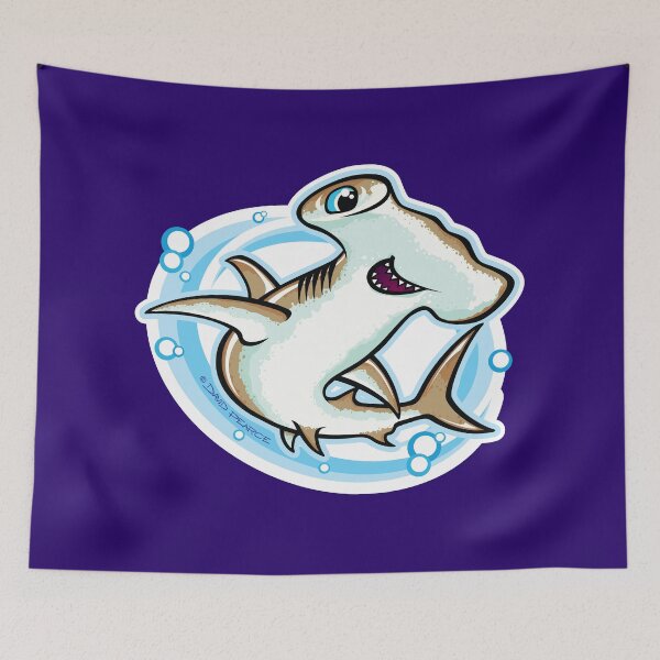 Item preview, Hammer Head Shark Cartoon Style designed and sold by David Pearce Marine Art.