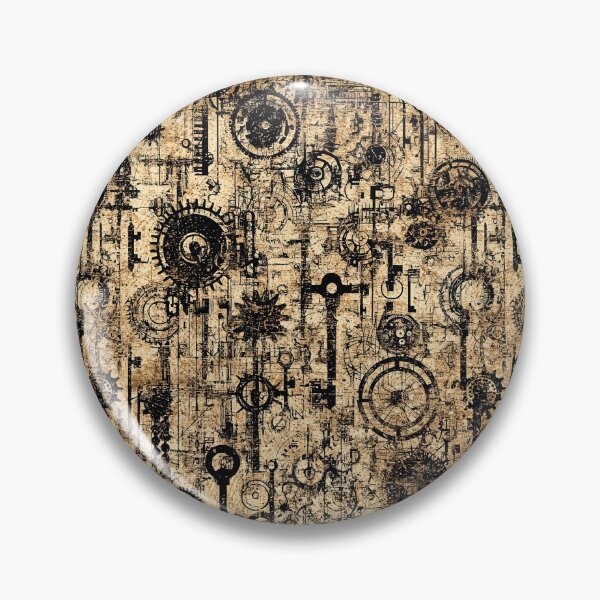 Item preview, Industrial mechanical gears with grunge aesthetic designed and sold by Piotrek0001.