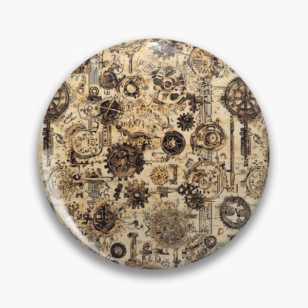 Item preview, Retro clockwork mechanisms with aged textures designed and sold by Piotrek0001.