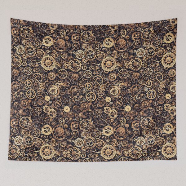 Item preview, Victorian gears and cogs in sepia tones designed and sold by Piotrek0001.
