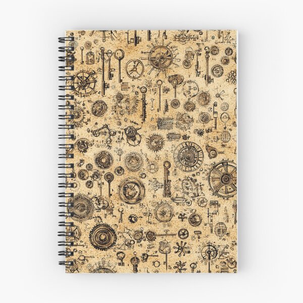 Item preview, Old technical blueprints with gears and clocks designed and sold by Piotrek0001.