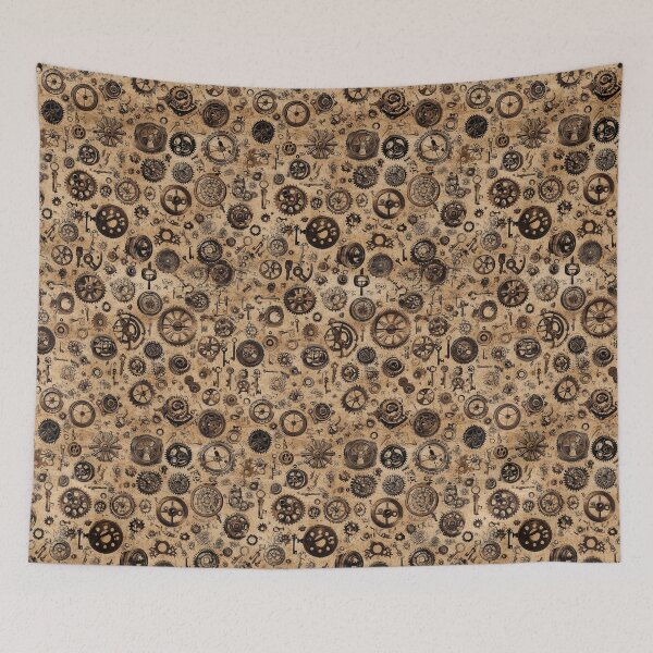 Item preview, Aged parchment with technical steampunk drawings designed and sold by Piotrek0001.