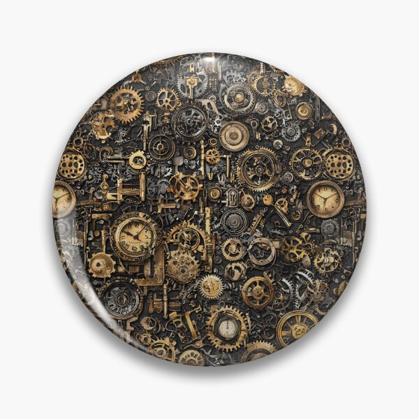 Item preview, Aged blueprint of a complex gear mechanism designed and sold by Piotrek0001.