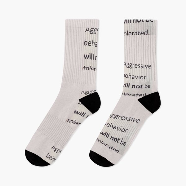 Item preview, aggressive behavior will not be tolerated designed and sold by ExMeansWithOut.