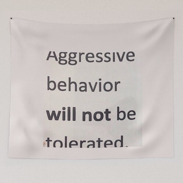 Item preview, aggressive behavior will not be tolerated designed and sold by ExMeansWithOut.