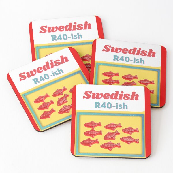 Item preview, Retro Red Fish Candy  designed and sold by Molly's Gone Mad .