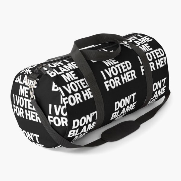 Item preview, Don't Blame Me I Voted For Her - This funny gift is perfect for progressive voters, feminists, and activists who want to express their political beliefs with a touch of humor. designed and sold by ZyziowskyArt.