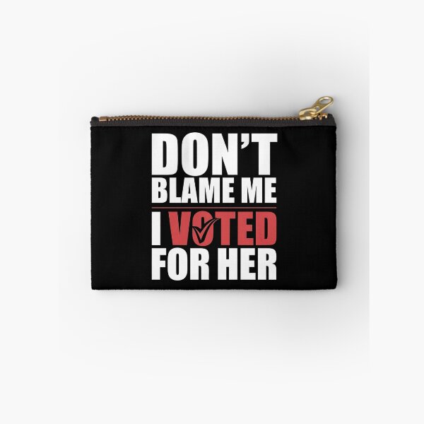 Item preview, Don't Blame Me I Voted For Her - This funny gift is perfect for progressive voters, feminists, and activists who want to express their political beliefs with a touch of humor. designed and sold by ZyziowskyArt.