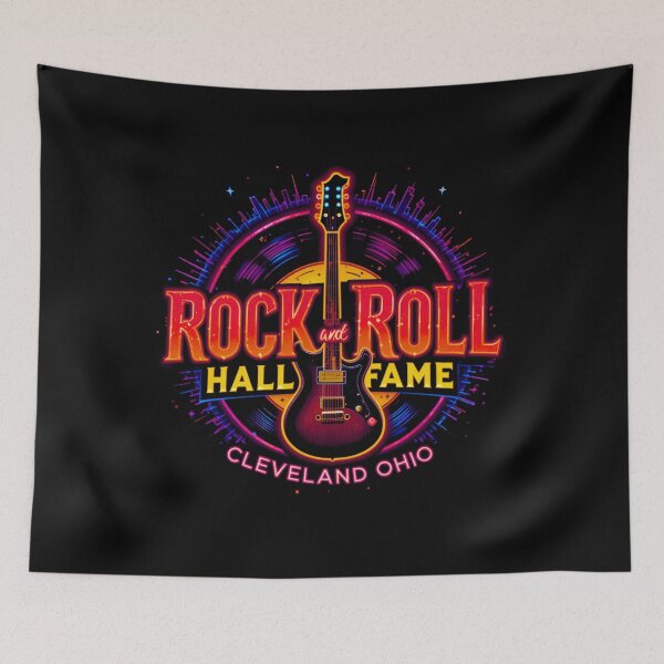 Item preview, Rock And Roll Hall Of Fame designed and sold by Retro Kingdom Boutique.