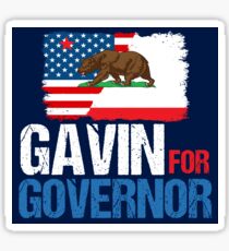 Pegatina Gavin para gobernador de California 2018