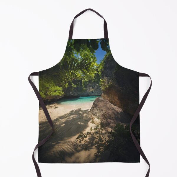 Item preview, Hidden Tropical Lagoon – Secluded Paradise with Crystal Waters designed and sold by ArtArchive-KK.