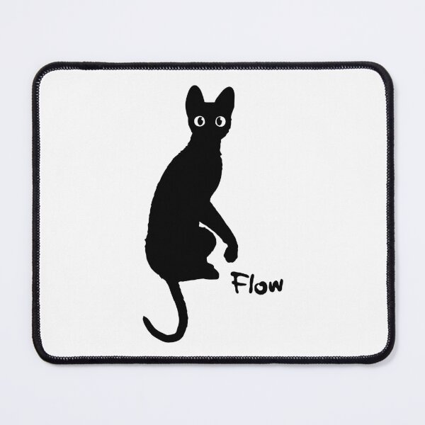 Item preview, Flow / Straume / dark grey cat designed and sold by JCBA.