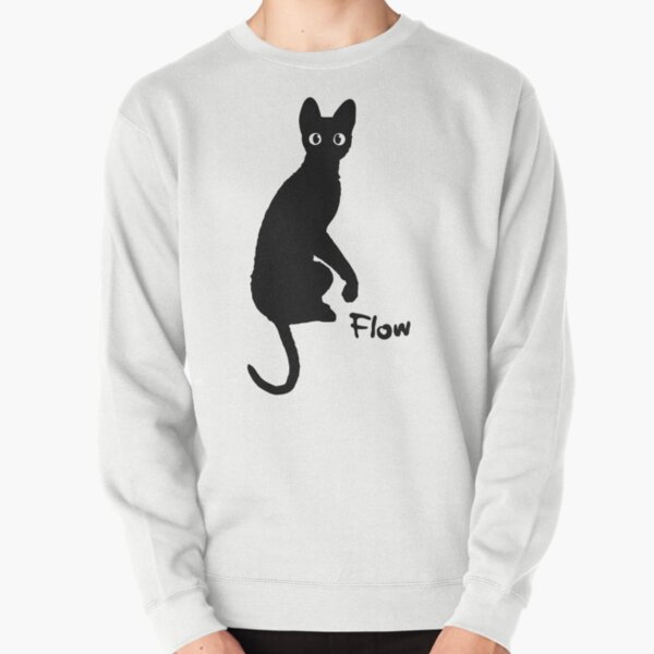 Item preview, Flow / Straume / dark grey cat designed and sold by JCBA.