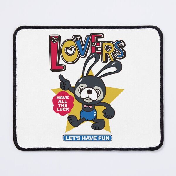 Item preview, jogging rabbit designed and sold by beatbeatwing.