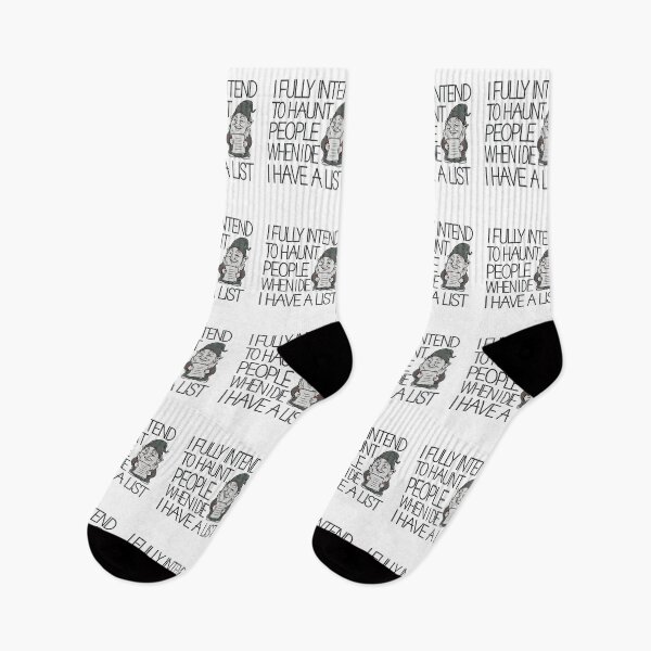 Item preview, I Fully Intend To Haunt People When I Die I Have a List - This funny gift is perfect for fans of dark humor, sarcasm, and those who plan to cause mischief even after death! designed and sold by ZyziowskyArt.