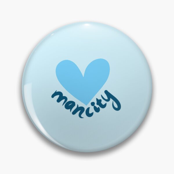 Item preview, Mancity cute heart designed and sold by artistbarcagirl.