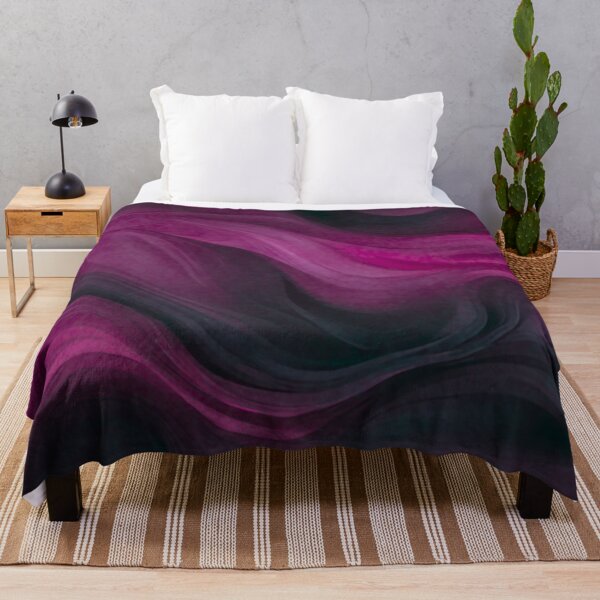 Item preview, Velvet Flow Abstract Magenta Vibes Watercolor Art designed and sold by artsandsoul.