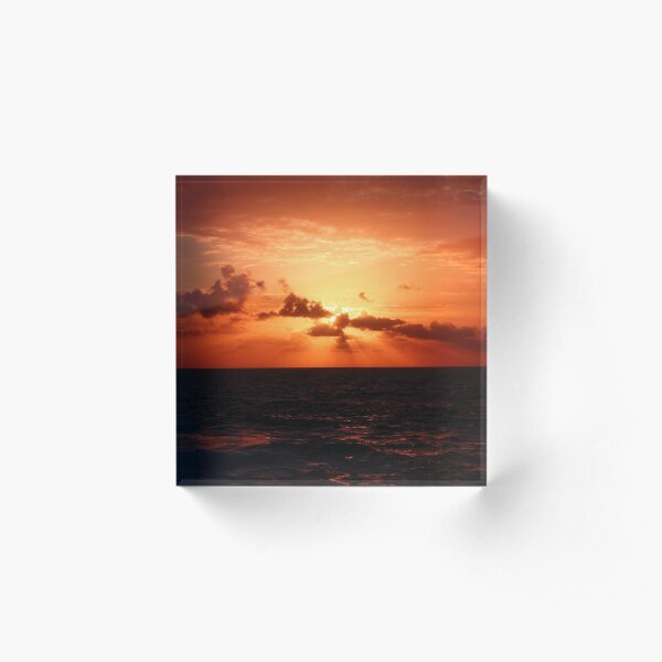 Another Sunrise at Bondi 3 Acrylic Block