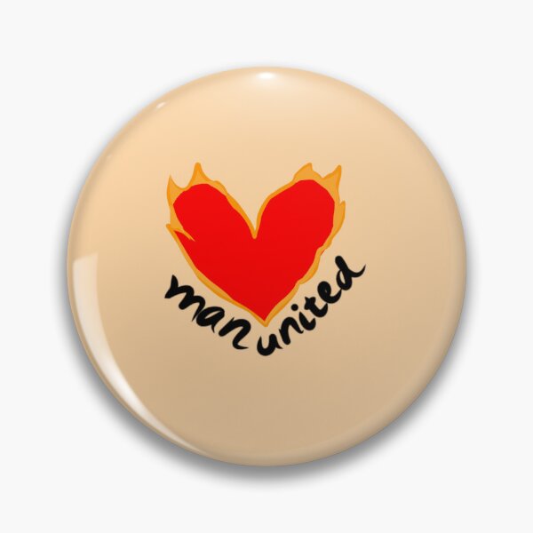 Item preview, Manchester United cute heart  designed and sold by artistbarcagirl.