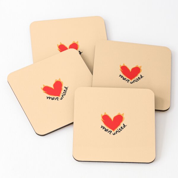 Item preview, Manchester United cute heart  designed and sold by artistbarcagirl.