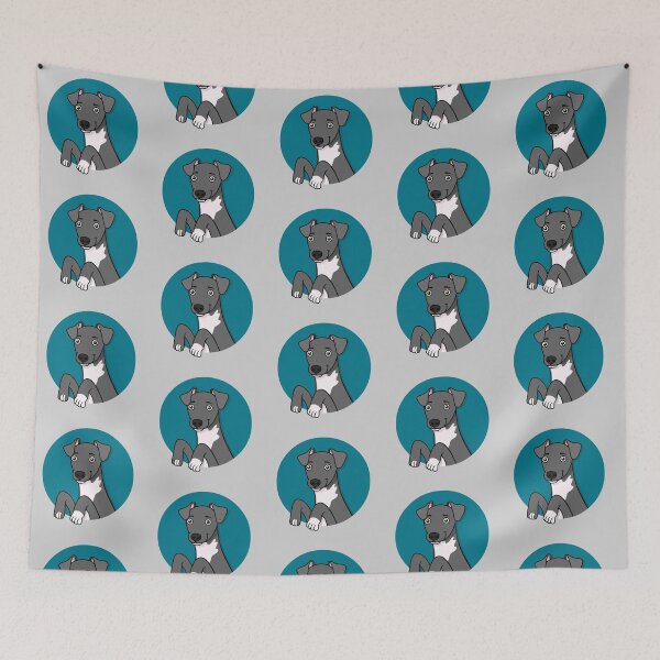 Item preview, Quinn the Italian Greyhound designed and sold by Miss Gotham.