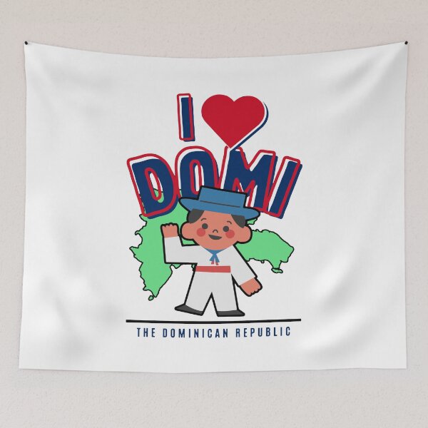 Item preview, I ❤️ DOMI The Heart of The Dominican Republic designed and sold by SplashTastic.