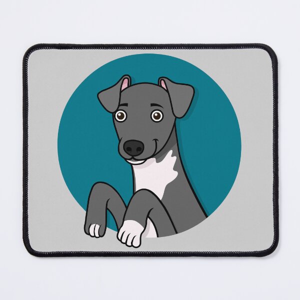 Item preview, Quinn the Italian Greyhound designed and sold by Miss Gotham.