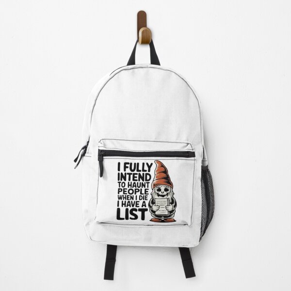Item preview, I Fully Intend To Haunt People When I Die I Have a List - This funny gift is perfect for fans of dark humor, sarcasm, and those who plan to cause mischief even after death! designed and sold by ZyziowskyArt.