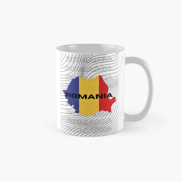 Item preview, Flag Map of Romania designed and sold by nyblydd.