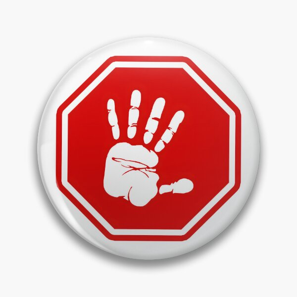 Item preview, Creepy Stop Hand Signage designed and sold by RvinJo8.