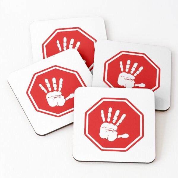 Item preview, Creepy Stop Hand Signage designed and sold by RvinJo8.