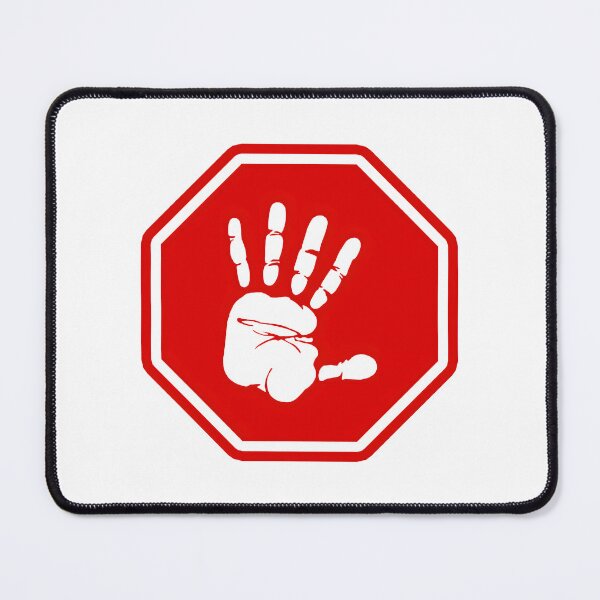 Item preview, Creepy Stop Hand Signage designed and sold by RvinJo8.