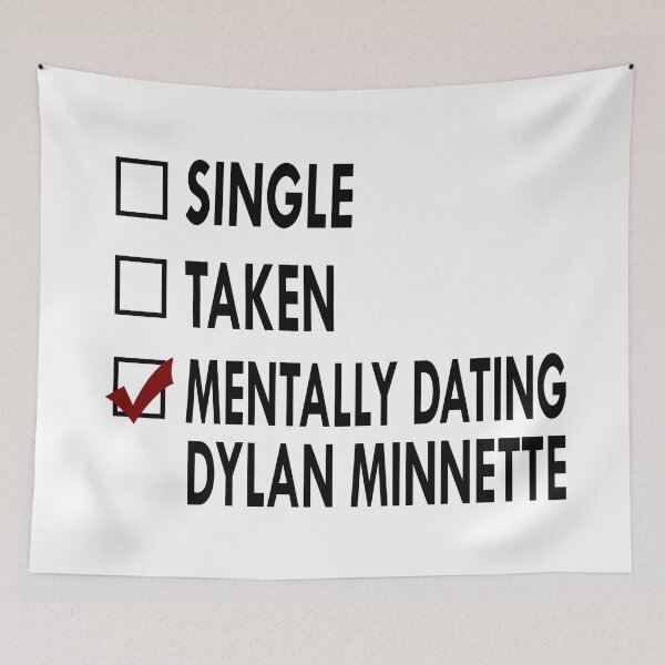 Item preview, Dating Dylan Minnette Black White designed and sold by Sasya.
