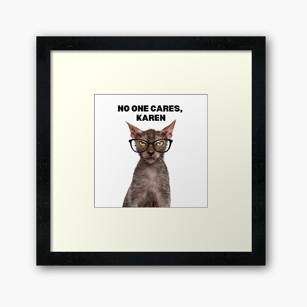 Item preview, No One Cares, Karen - Meme designed and sold by pipisurfpunk.