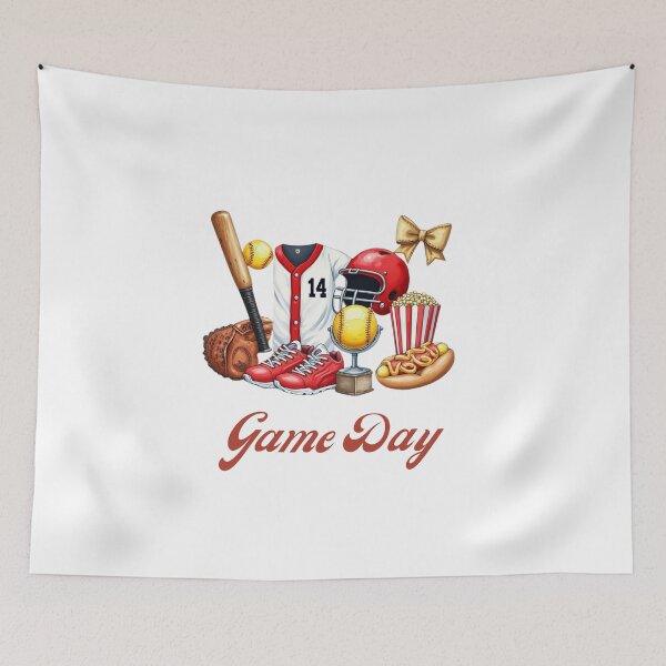 Item preview, "Game Day Softball Coquette" – Stylish & Sporty Feminine Softball Design designed and sold by Colorful-Garden.