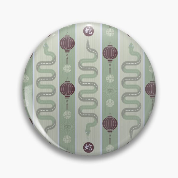 Item preview, SNAKE SERENADE - LEMON GRASS designed and sold by Carina Parry Studios.