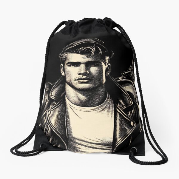 Item preview, Vintage 1940s Gay Leather Biker Series Cool Leder Pride Graphic Design designed and sold by ItsAKinkThing.