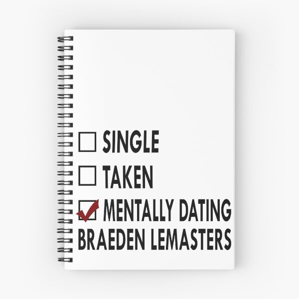 Item preview, Dating Braeden Lemasters Black White designed and sold by Sasya.