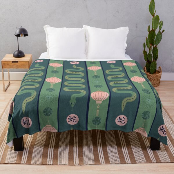Item preview, SNAKE SERENADE - SLATE GREEN designed and sold by Carina Parry Studios.