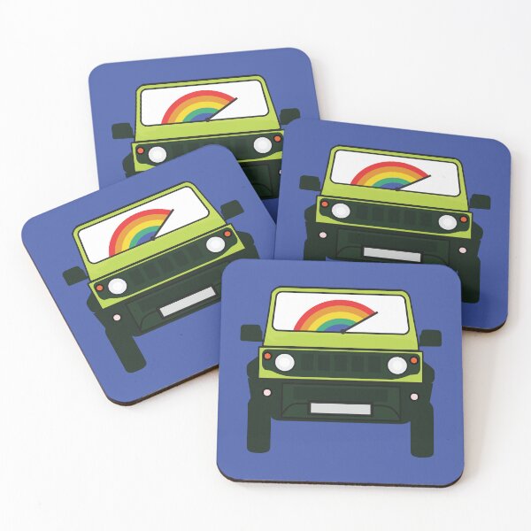 Item preview, Kinetic Yellow Jimny with Rainbow Windshield designed and sold by stoicjimny.