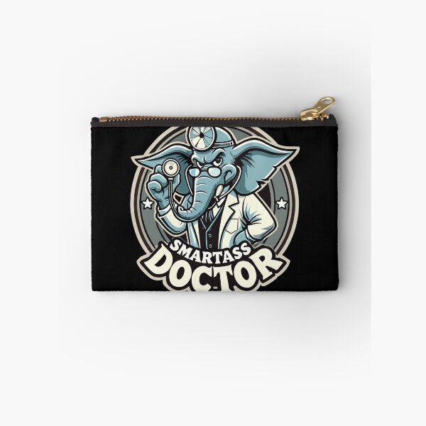 Item preview, Smartass Doctor Elephant Funny Gift designed and sold by Pineapple-Tree.